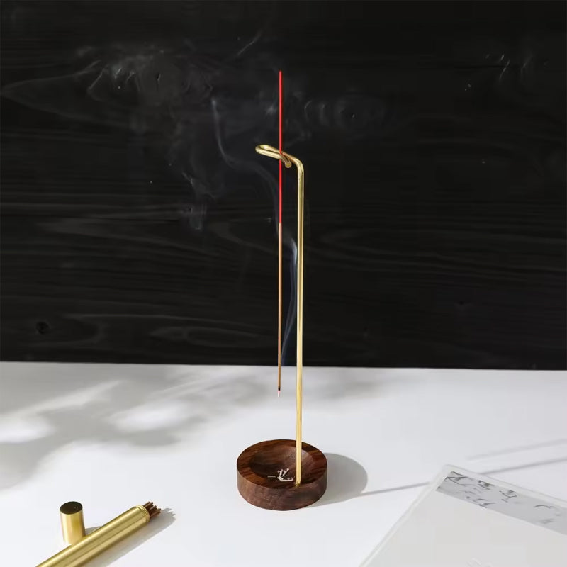 Zen upside-down incense stand