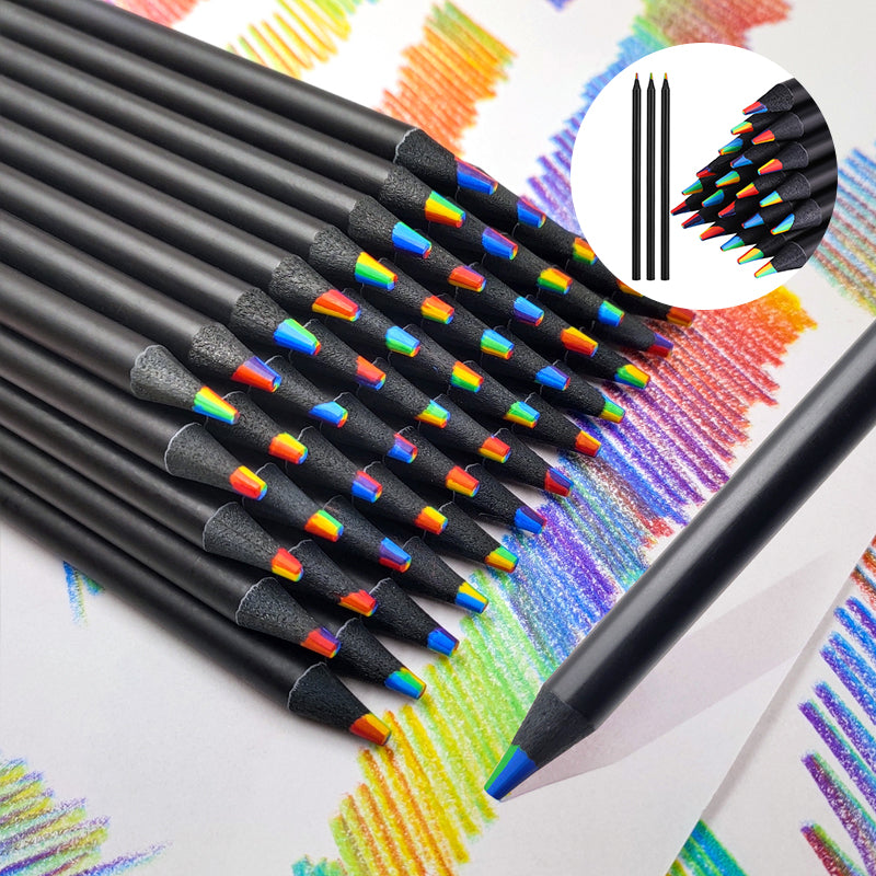 Fun Rainbow Gradient Coloring Pencil