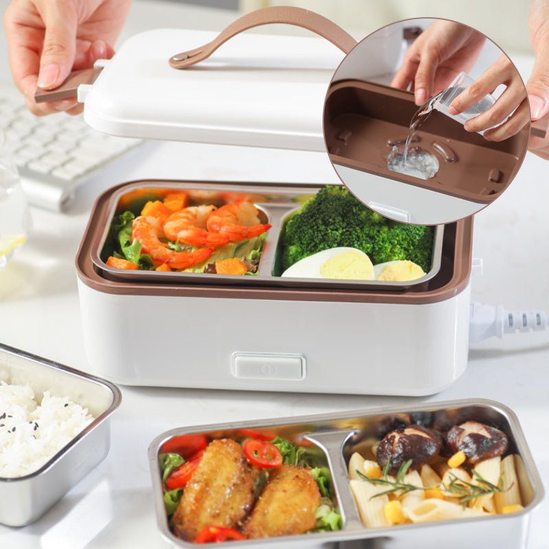 Multi-functional portable plug-in cooking lunch box