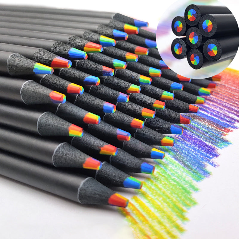 Fun Rainbow Gradient Coloring Pencil