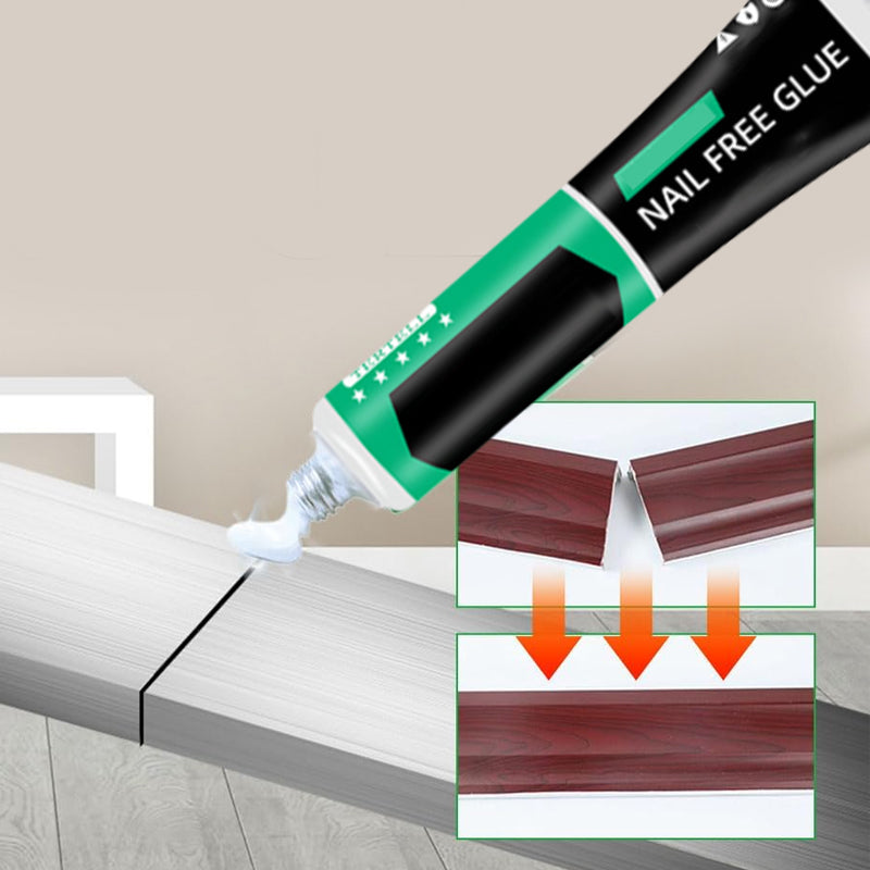 Strong adhesion waterproof nail-free adhesive