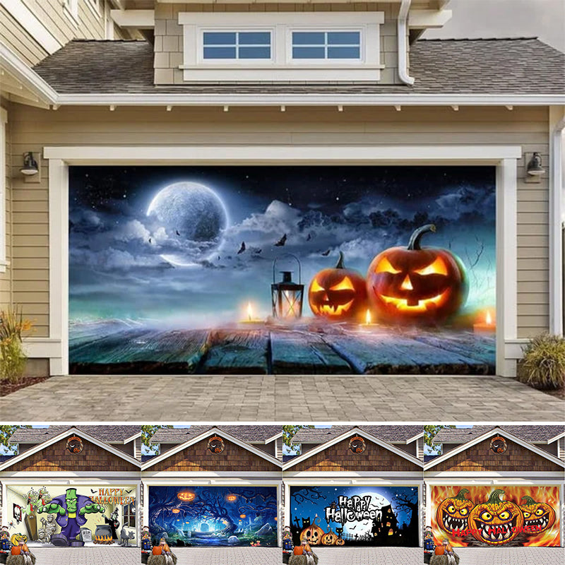 Halloween 2024 Garage Door Decoration