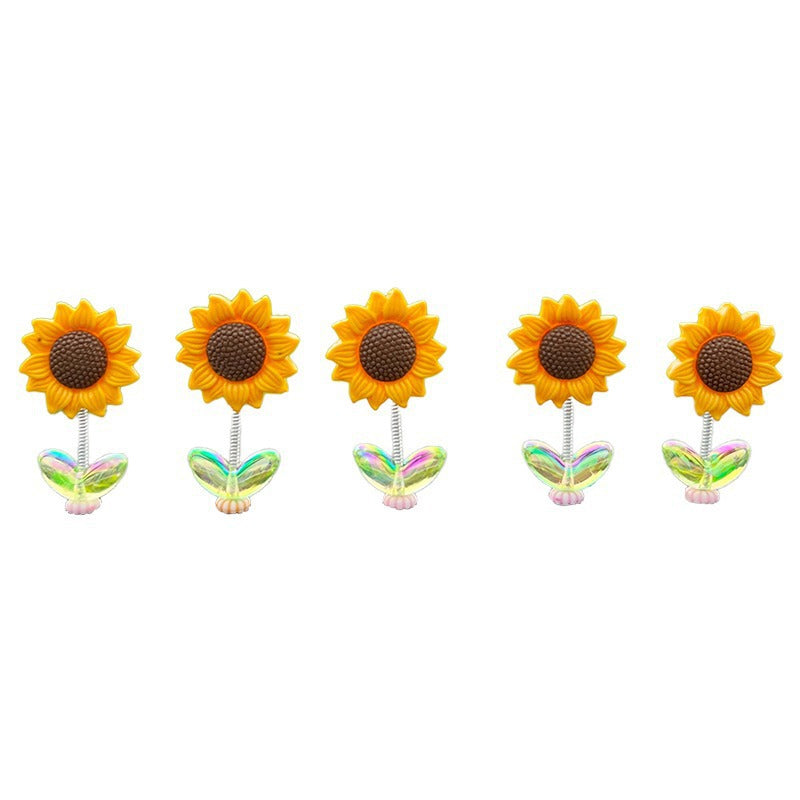 Cute Sunflower Car Ornament