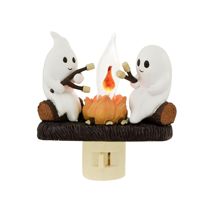 Ghost Bonfire Flashing Night Light