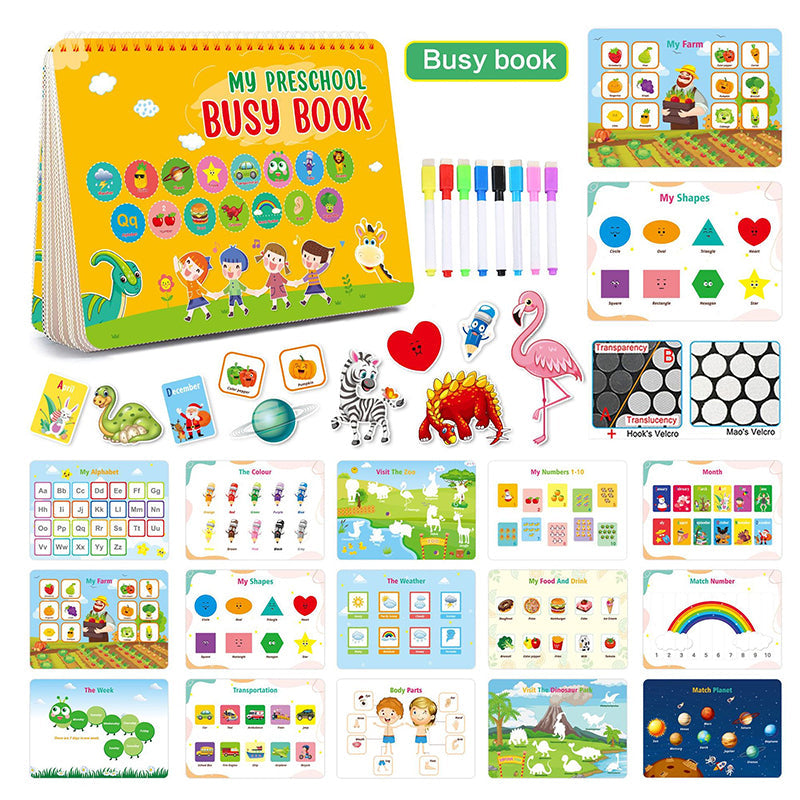 Montessori Busy Book for Toddlers