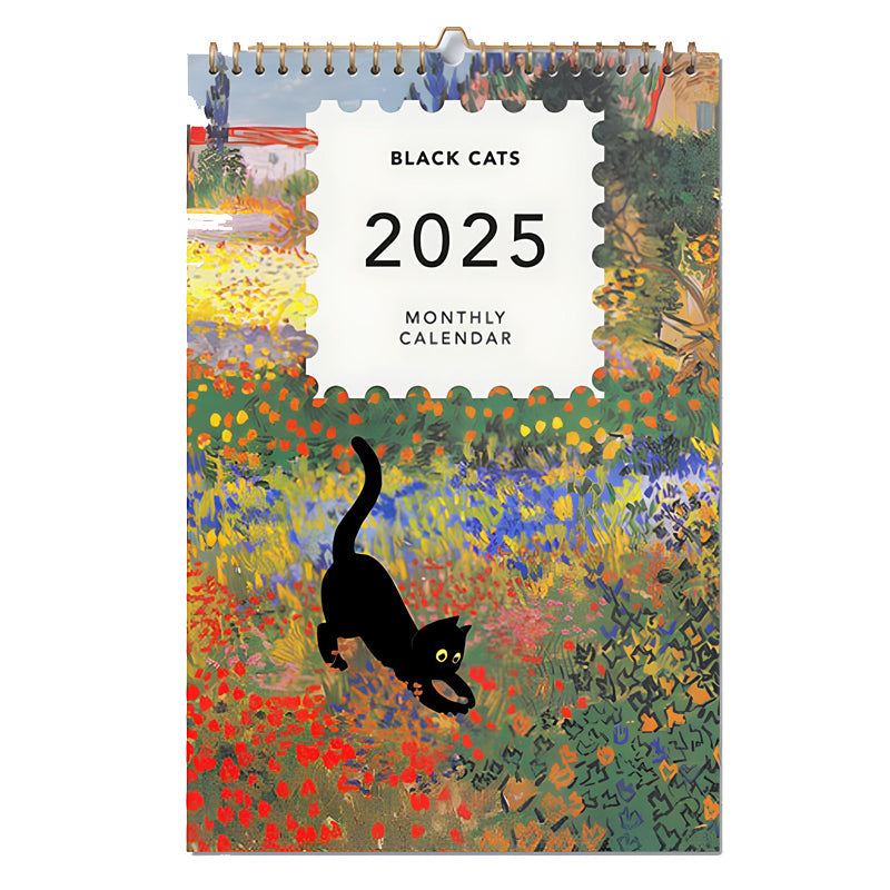 2025 Black Cat Calendar