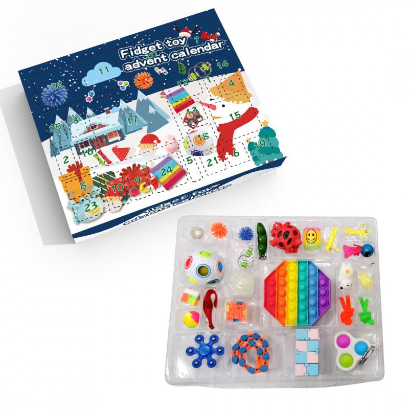 Christmas Countdown Stress Relief Toy Advent Calendar