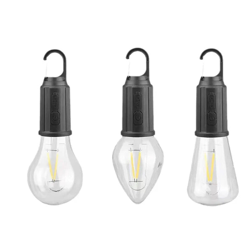 New Outdoor Camping Hanging Type-C Charging Retro Bulb Light