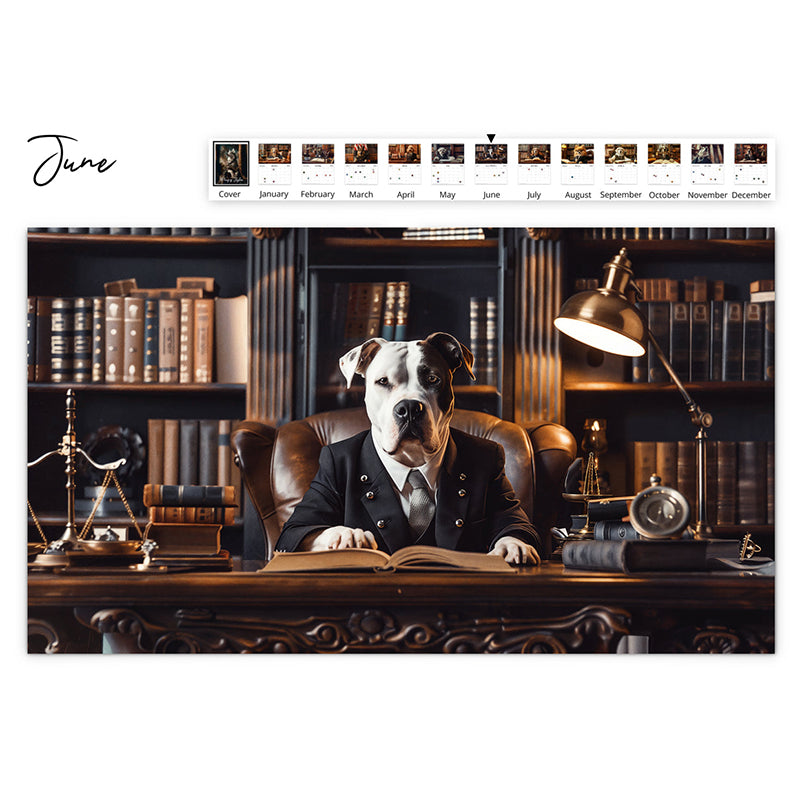 2025 Paws of Justice Wall Calendar