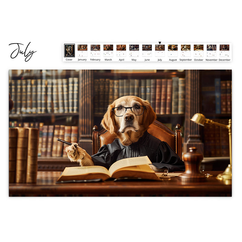 2025 Paws of Justice Wall Calendar