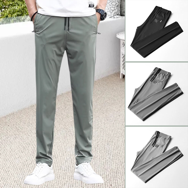 Men's elastic quick-drying breathable casual pants