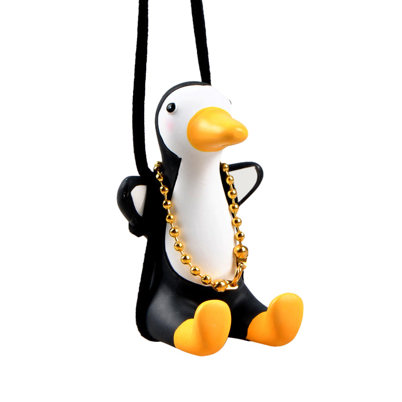 Car Flying Duck Hanging Ornament