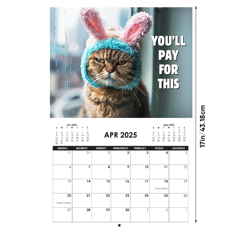 2025 Pissed-off Cats Calendar