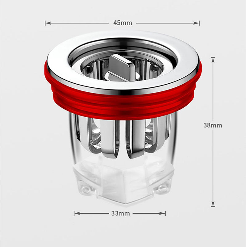 Magnetic anti-odour floor drain core