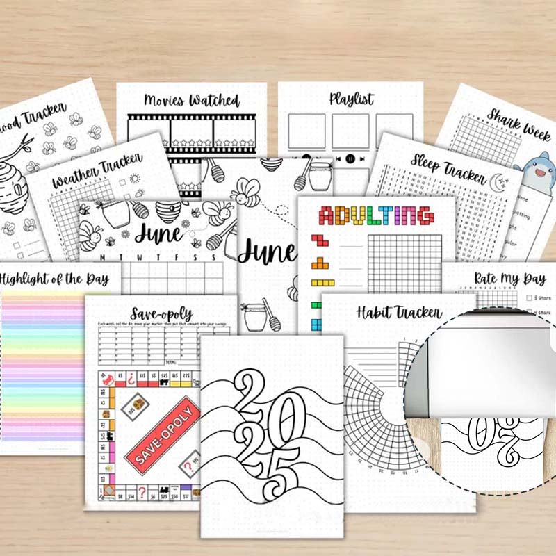 2025 JOURNAL BUNDLE - PRINTABLE Journal Pages