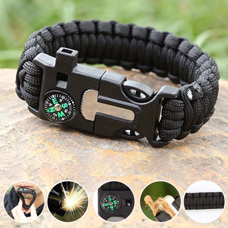 Multi Functional Survival Paracord Bracelet