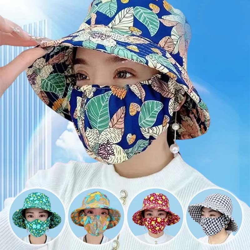 Sun Protection Mask Hat