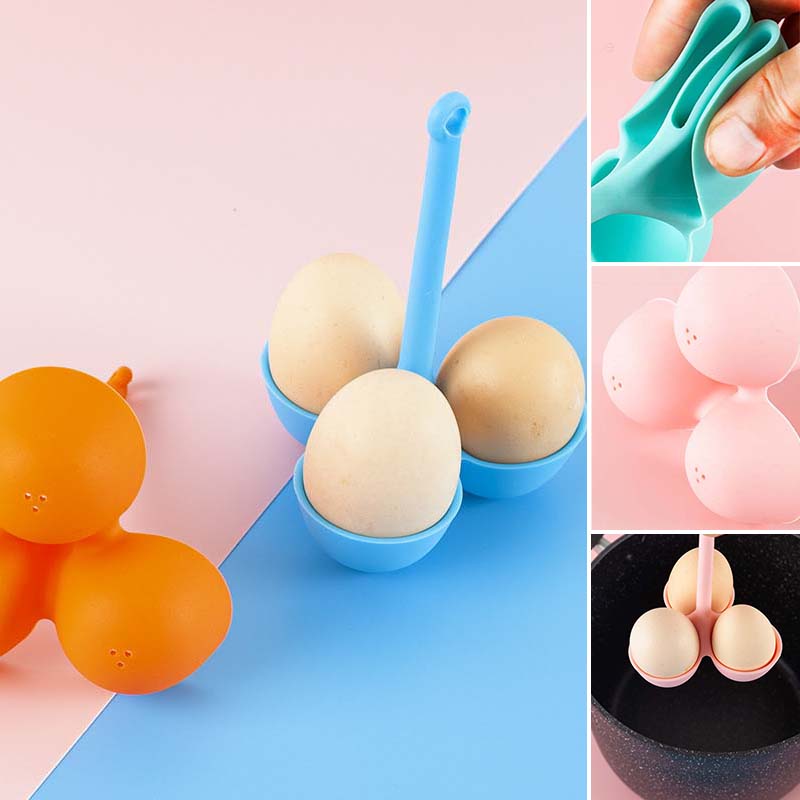 Food-Grade Silicone Egg Steamer