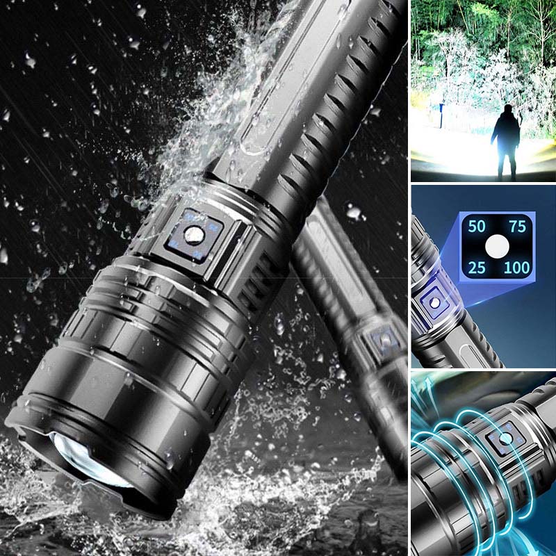 White Laser Strong Light Long-Range Flashlight