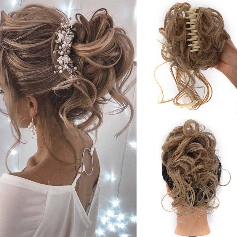 Curly Bun Hair Piece