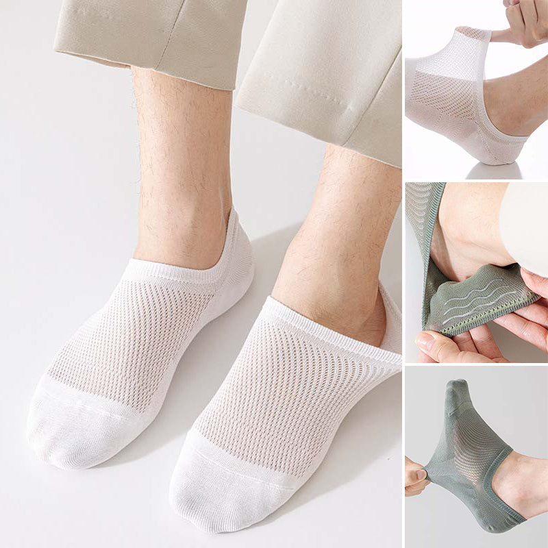 Plus Size Mesh Cotton Socks