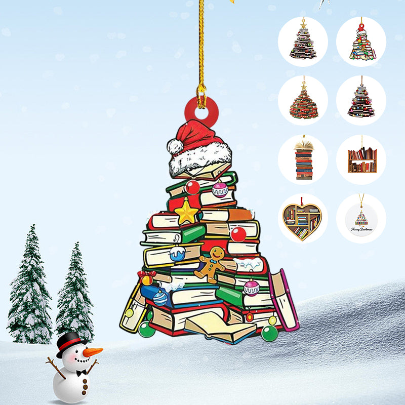 Christmas Book Tree Ornament