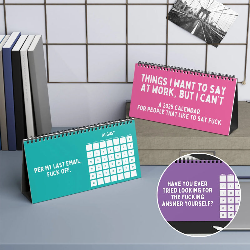 Funny 2025 Sarcastic Calendar