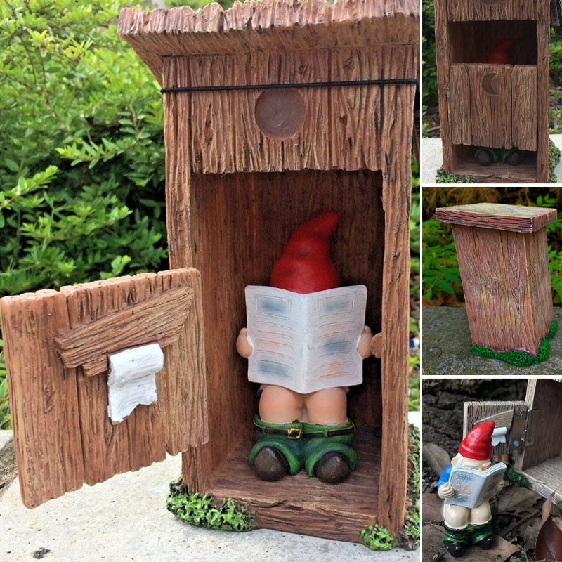 Funny Gnome Garden Statue