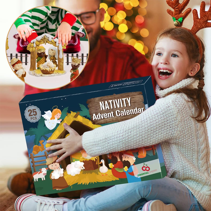 Nativity Advent Calendar - 24 Days of Christmas Nativity Scene Set