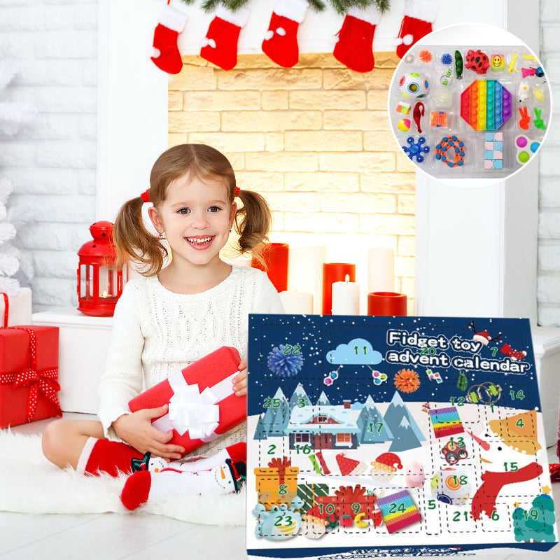 Christmas Countdown Stress Relief Toy Advent Calendar