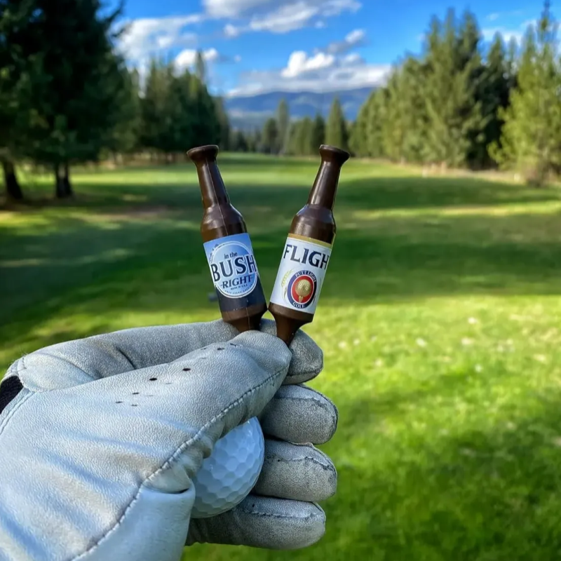 Mini Beer Bottle Golf Tees