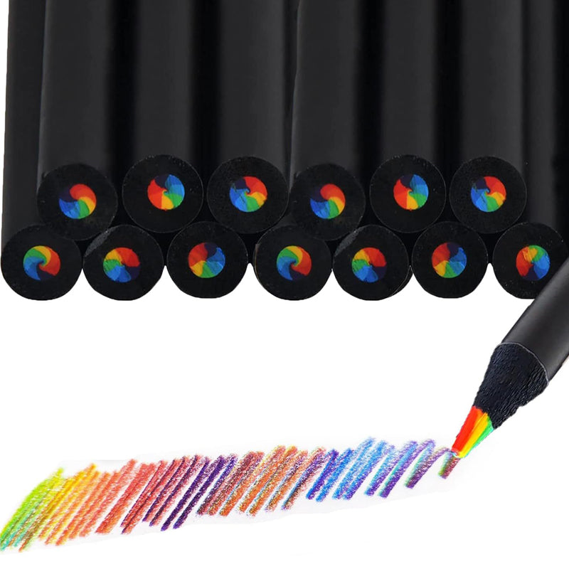 Fun Rainbow Gradient Coloring Pencil