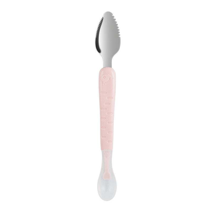 Double Head Baby Silicone Food Spoon