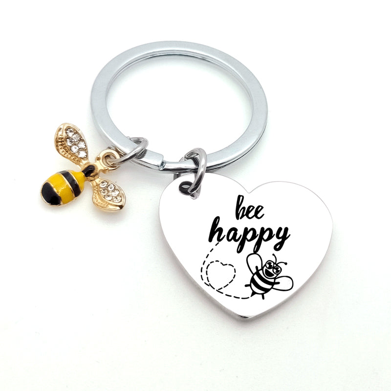 Honey Bee Keychain