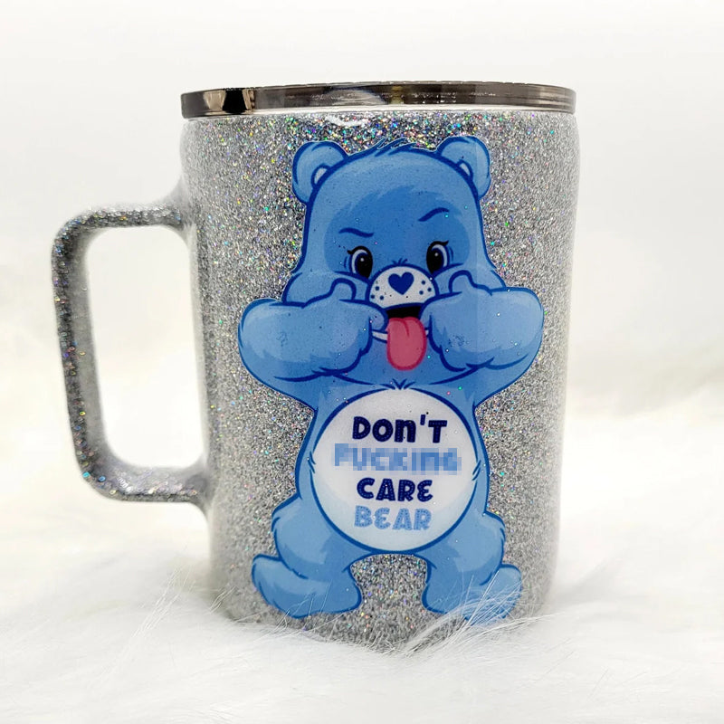 Bear Glitter Stainless Steel Mug