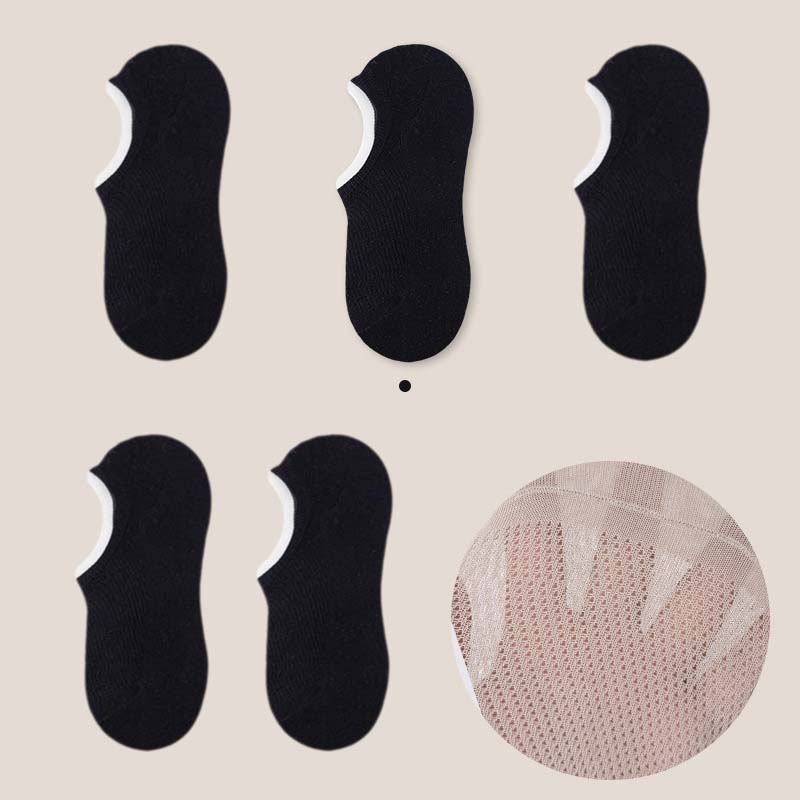 Plus Size Mesh Cotton Socks