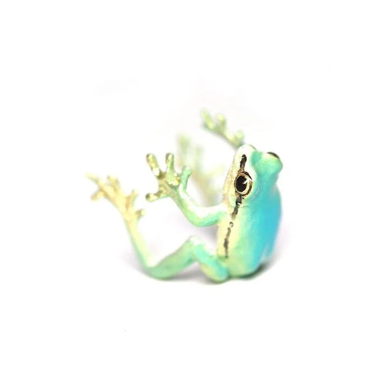 Latest-tree Frog Ring Earrings