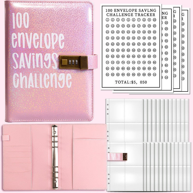 100 Days Savings Challenge Loose Page Ledger