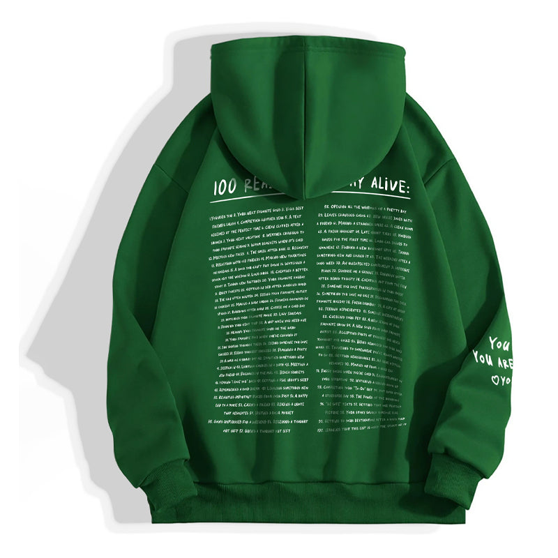 '100 Reasons To Stay Alive' Sweatshirt