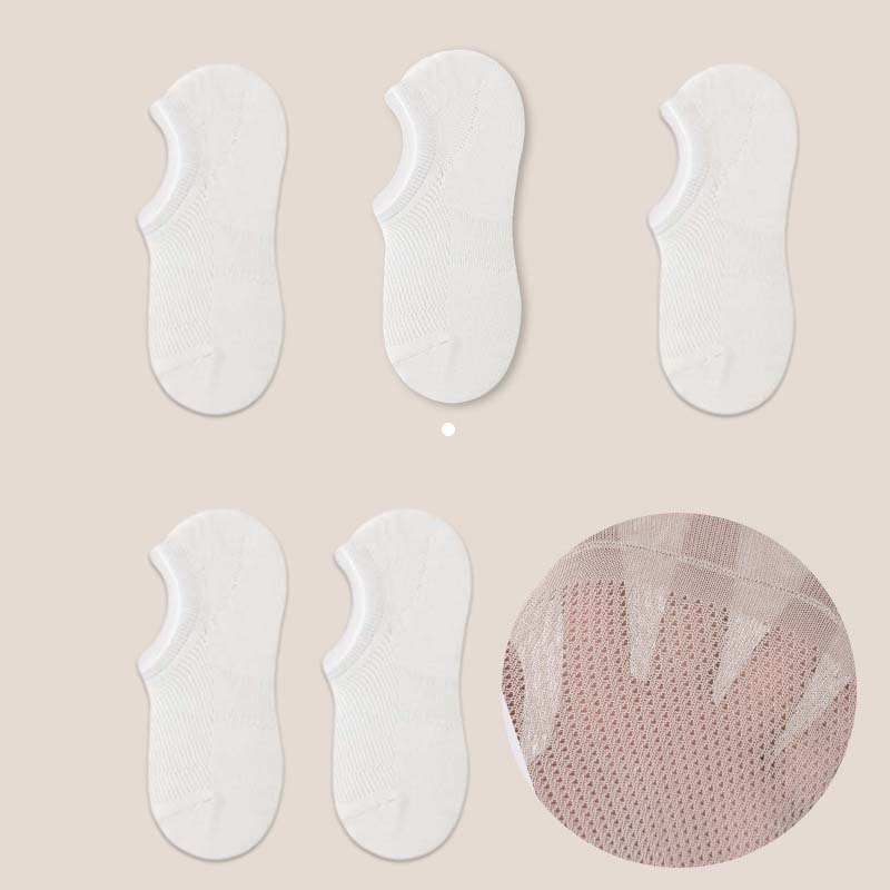 Plus Size Mesh Cotton Socks