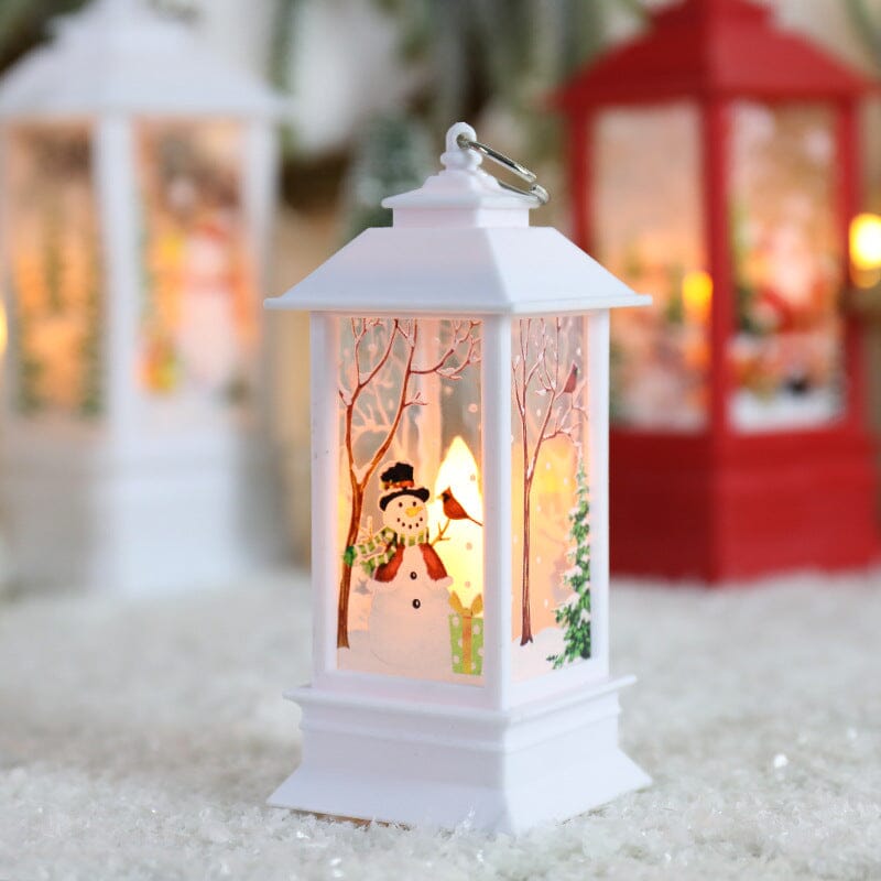 LED Lighted Spinning Christmas Lantern