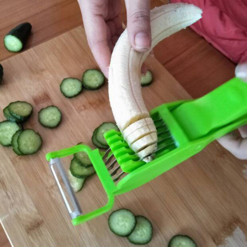 2 in 1 Vegetable Cutter with Peeler