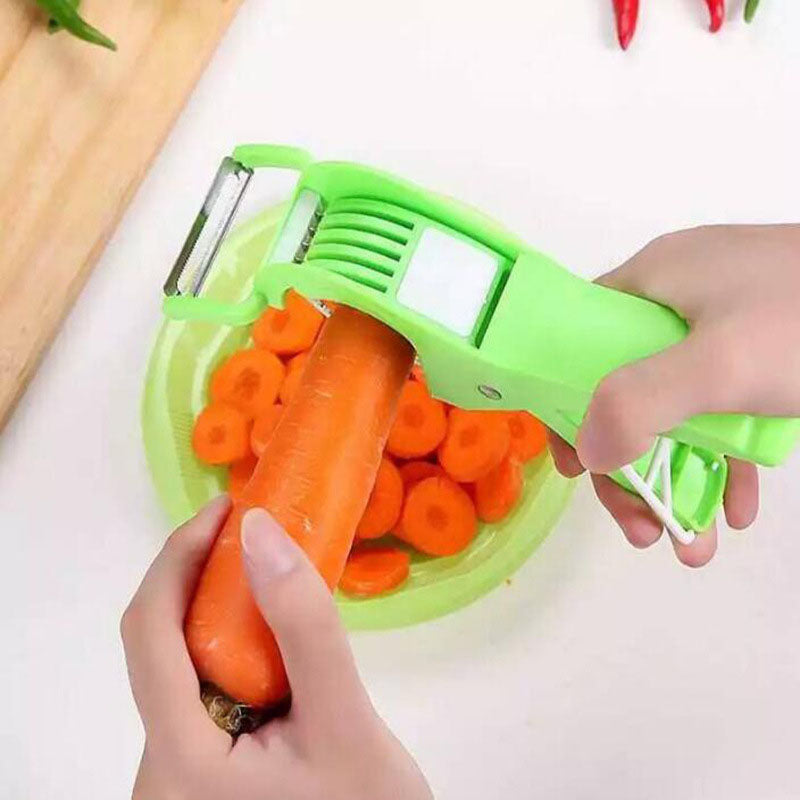 2 in 1 Vegetable Cutter with Peeler