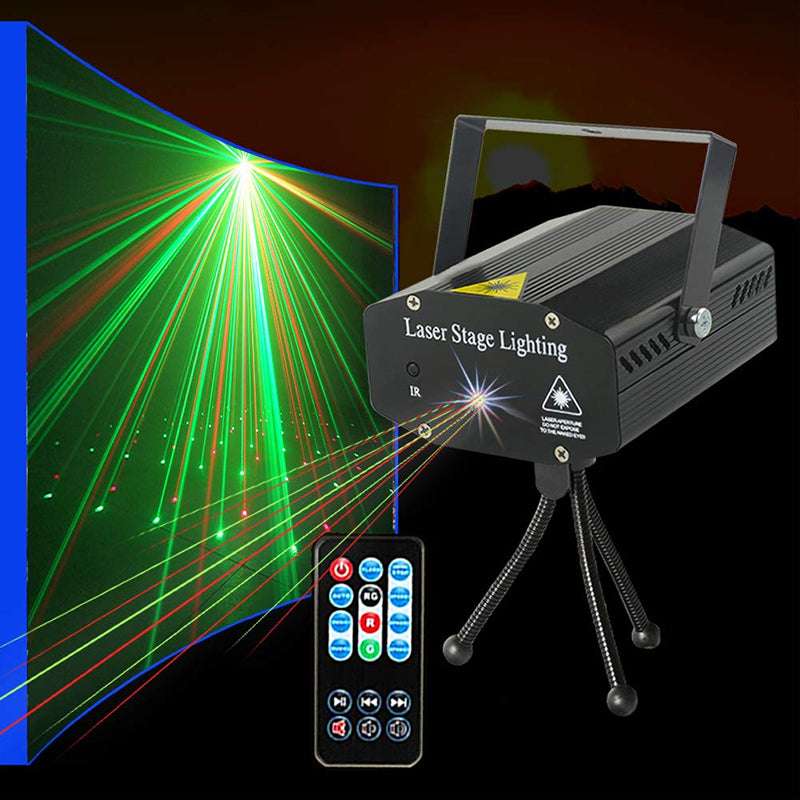 Remote control laser stage light