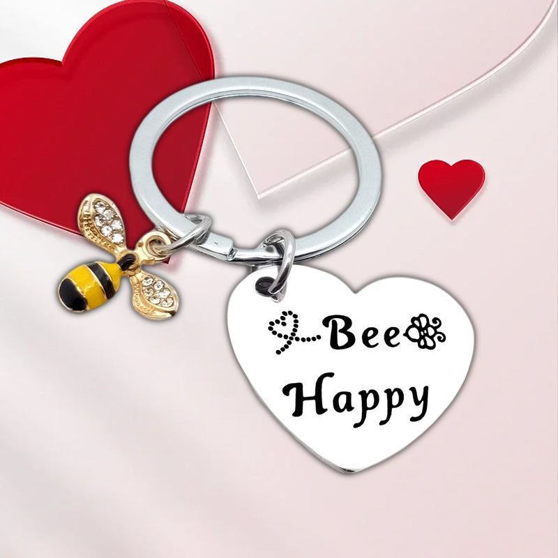 Honey Bee Keychain