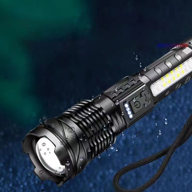 Long-range white laser ultra-bright flashlight