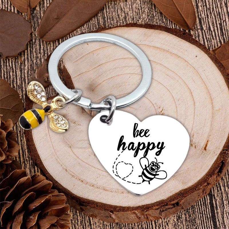 Honey Bee Keychain