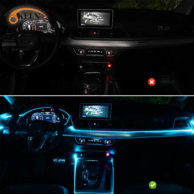 Fibre Optic RGB Car Lights