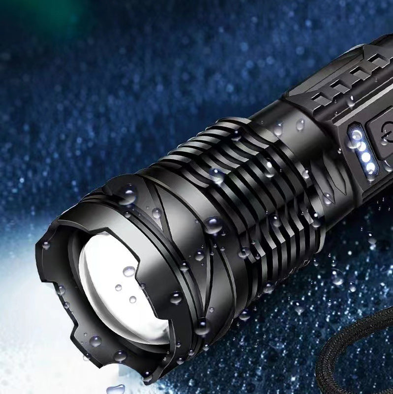 Long-range white laser ultra-bright flashlight