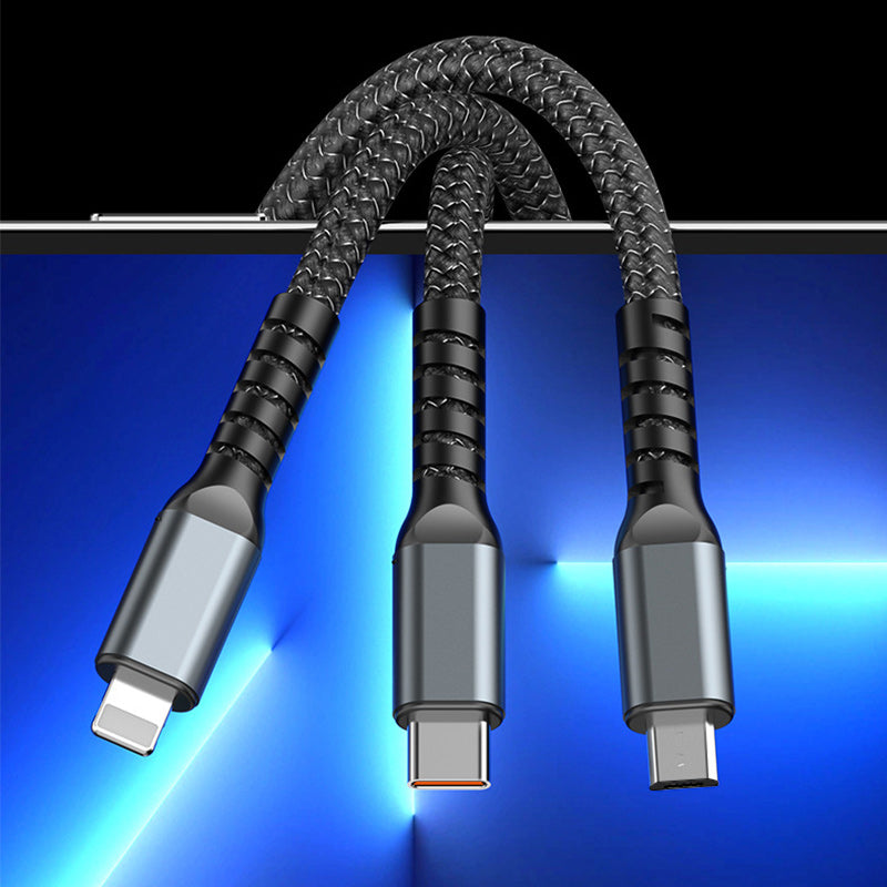 Super Fast Charging 3-in-1 Data Cable